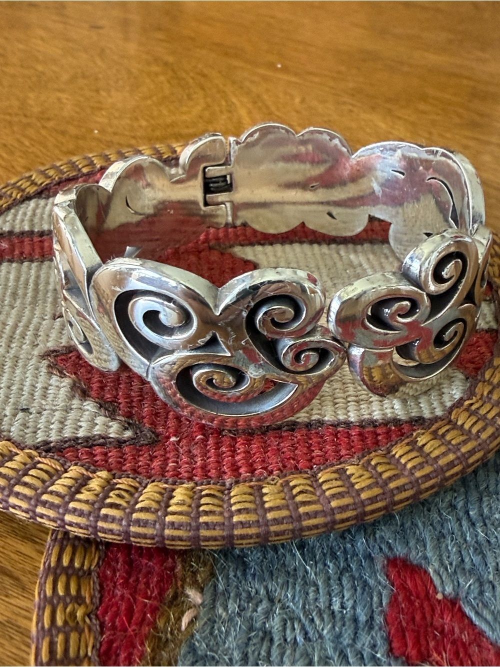 Brighton Mingle Mix Scroll Hinged Bracelet